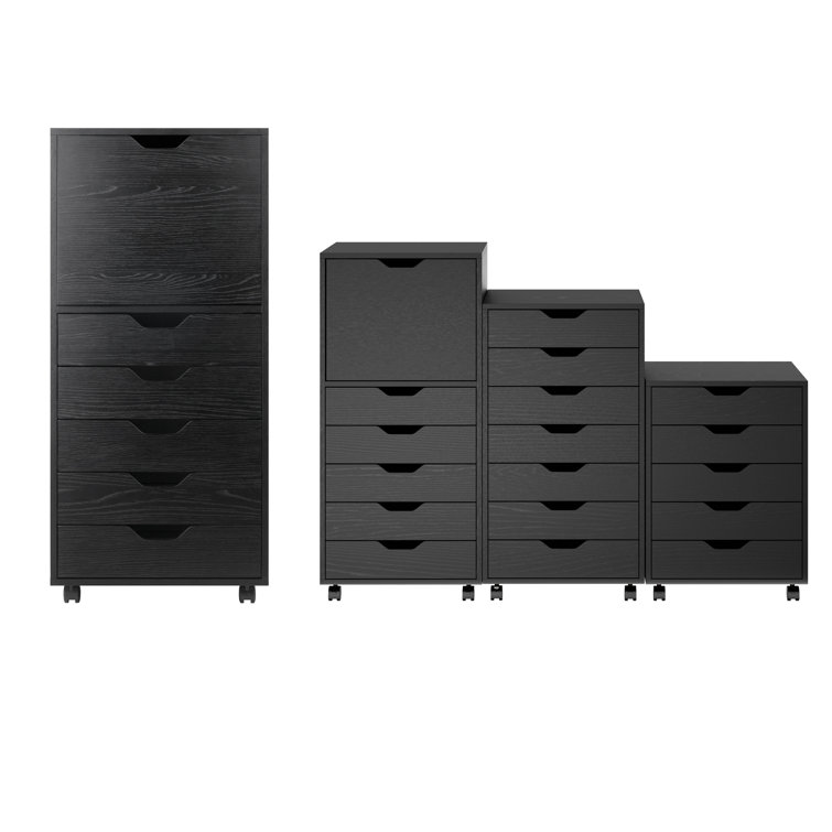 Crandon 5 drawer vertical filing outlet cabinet